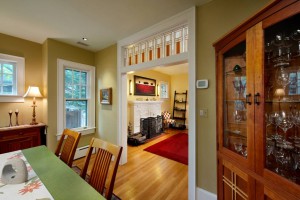 VIEW OF GLASS TRANSOM